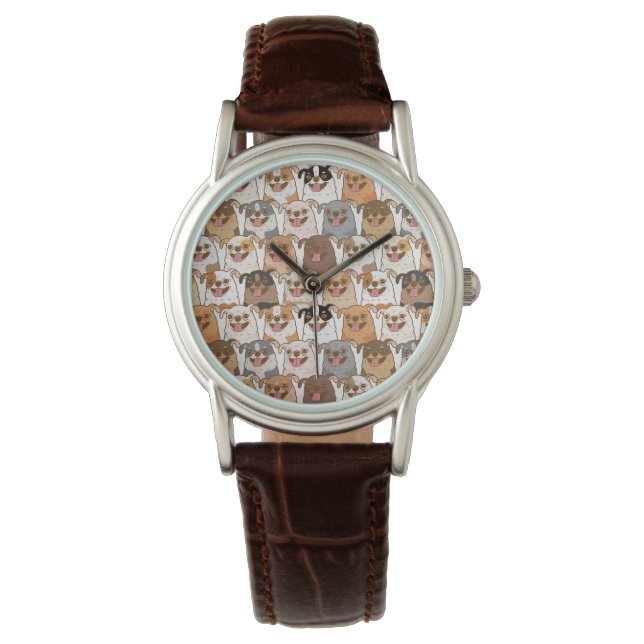 Reloj De Pulsera Patrón de Chihuahua (Anverso)