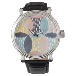 Reloj De Pulsera Patrón de círculo abstracto