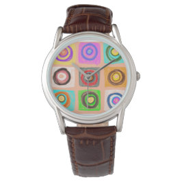 Reloj De Pulsera patrón de círculos