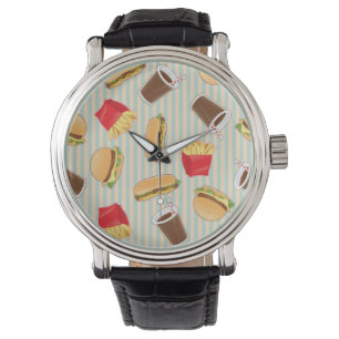 Reloj De Pulsera Patrón de comida rápida 2