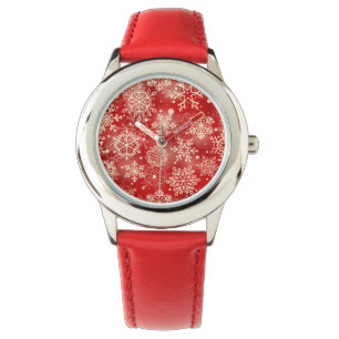 Reloj De Pulsera Patrón de copos de nieve
