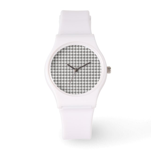 Reloj De Pulsera Patrón de diamantes (Anverso)