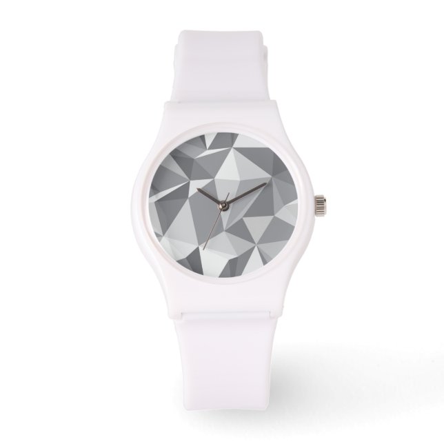 Reloj De Pulsera Patrón de diamantes - Polígono abstracto (Anverso)