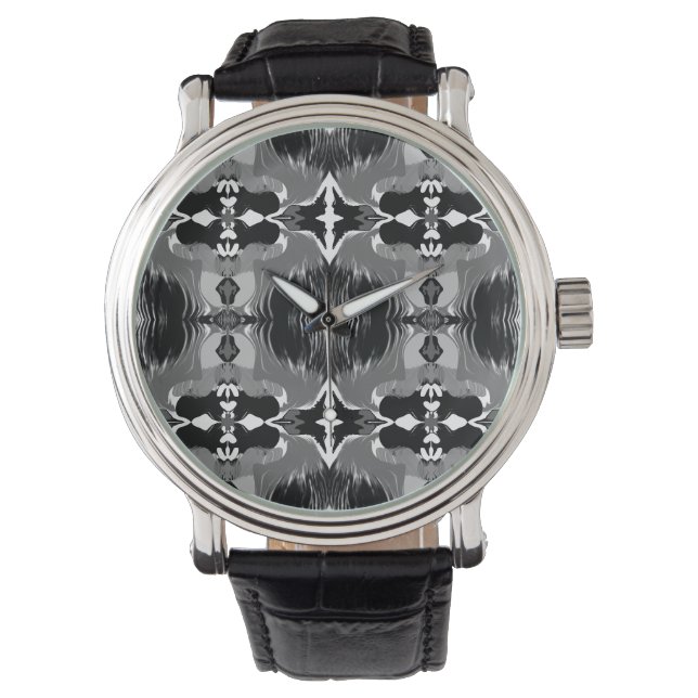 Reloj De Pulsera Patrón de Espejo de Sombra  (Anverso)