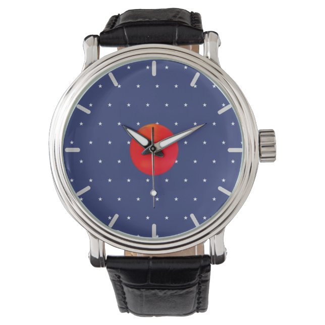 Reloj De Pulsera Patrón de Estrella (Anverso)