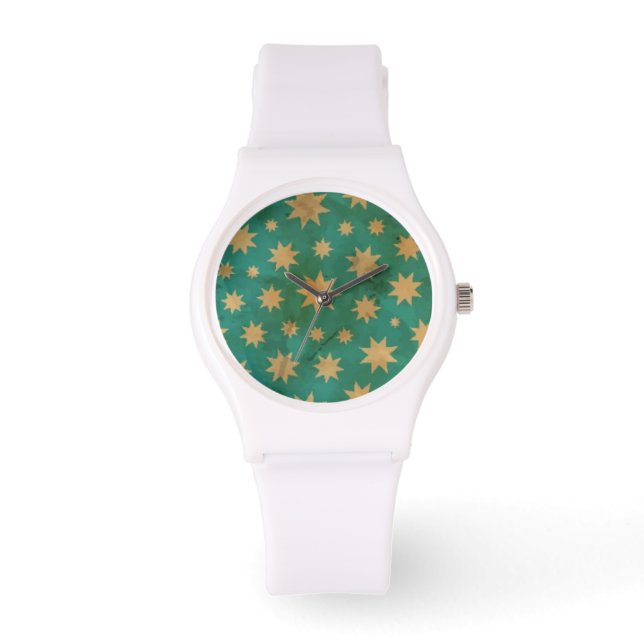 Reloj De Pulsera Patrón de estrellas (Anverso)
