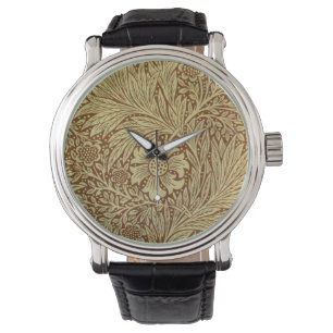 Reloj De Pulsera Patrón de Flor Antigua Marigold de William Morris