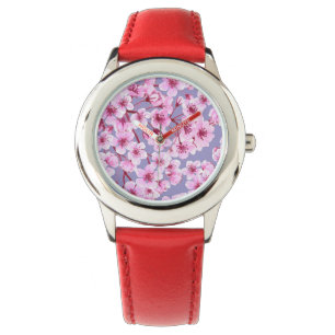 Reloj De Pulsera Patrón de floración de cerezo