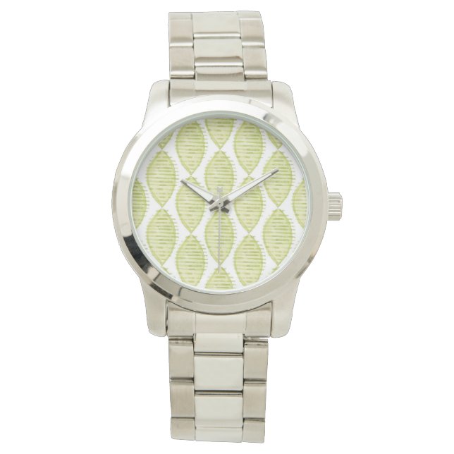Reloj De Pulsera Patrón de flores de hidrógeno (Anverso)