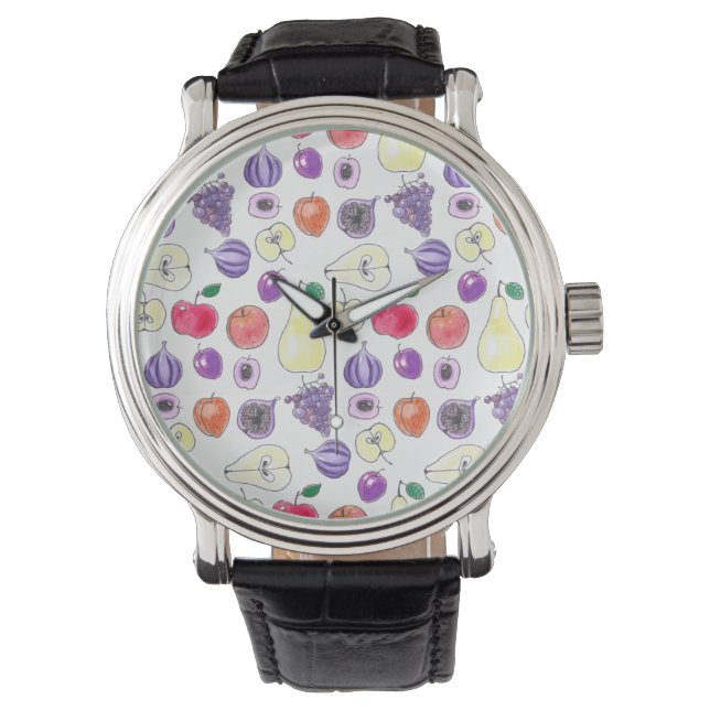 Reloj De Pulsera Patrón de frutas (Anverso)