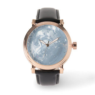 Reloj De Pulsera Patrón de heladas de invierno
