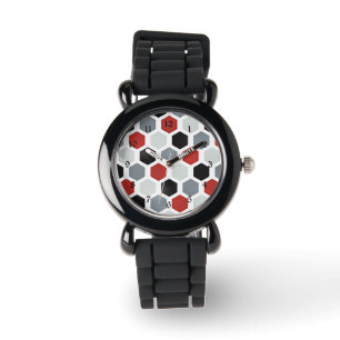 Reloj De Pulsera Patrón de hexágono de arte moderno