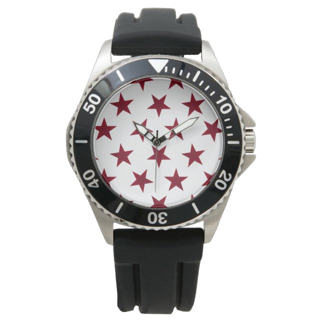 Reloj De Pulsera Patrón de las estrellas doradas 7 (Anverso)