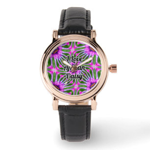 Reloj De Pulsera Patrón de margarita estética
