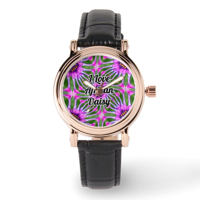 Reloj De Pulsera Patrón de margarita estética (Anverso)