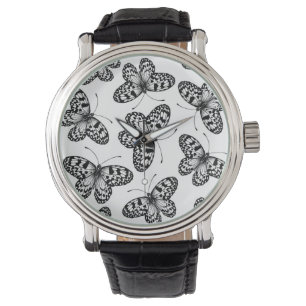 Reloj De Pulsera Patrón de mariposa de cometa de papel