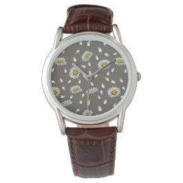 Reloj De Pulsera Patrón de moda de Daisies