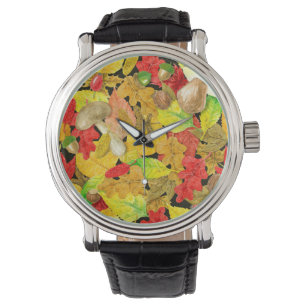 Reloj De Pulsera Patrón de otoño acuático