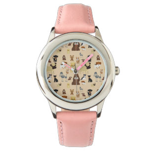 Reloj De Pulsera patrón de perros