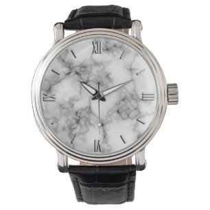 Reloj De Pulsera Patrón de Piedra Gem, Marble Gris/Gris