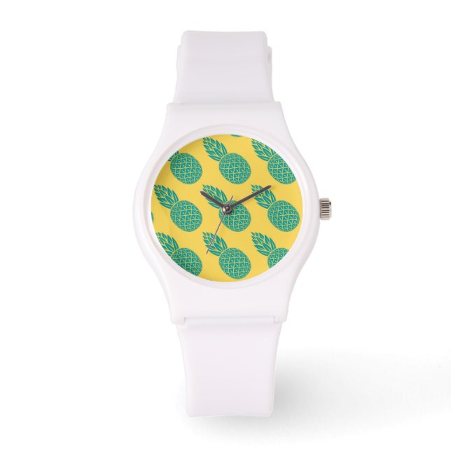 Reloj De Pulsera Patrón de piña (Anverso)