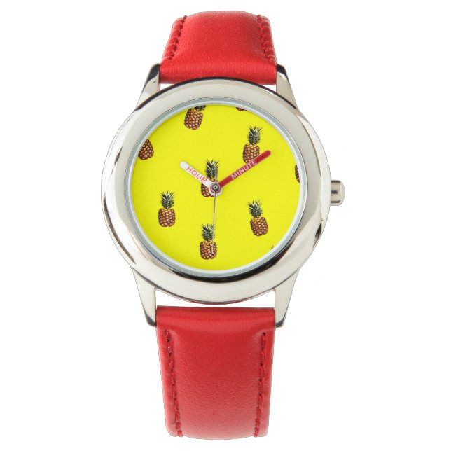 Reloj De Pulsera Patrón de piña (Anverso)