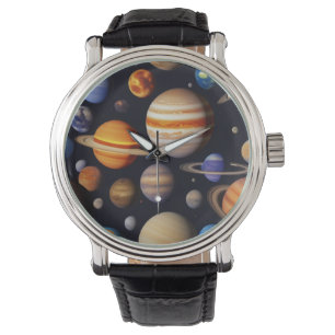 Reloj De Pulsera Patrón de planetas
