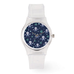 Reloj De Pulsera Patrón de pulpo bajo el mar