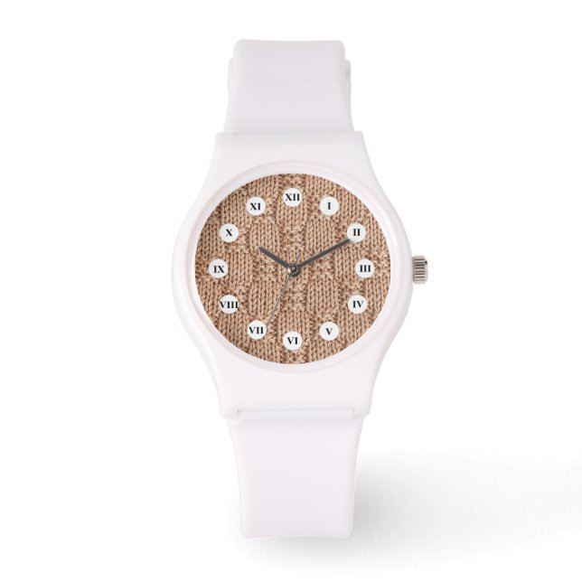 Reloj De Pulsera Patrón de punción del cuchillo de burbuja de Shirl (Anverso)