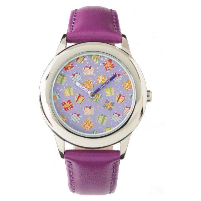 Reloj De Pulsera patrón de regalos de los navidades (Anverso)