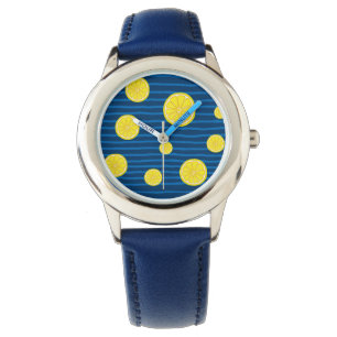 Reloj De Pulsera Patrón de rodajas de limón