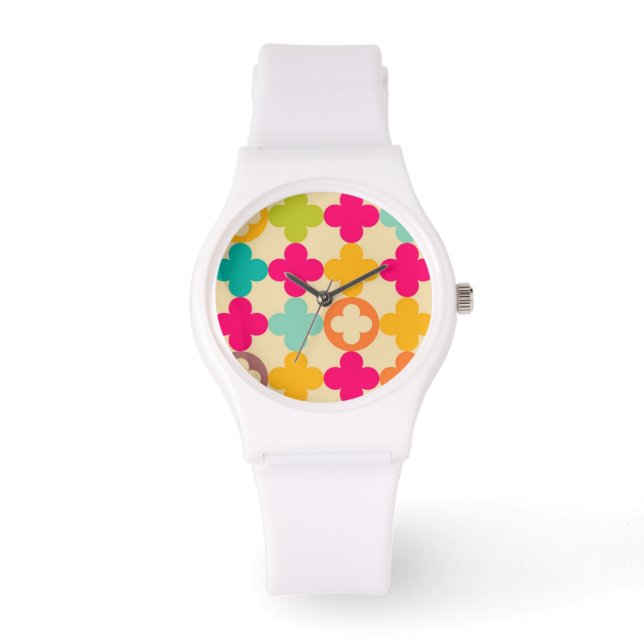 Reloj De Pulsera Patrón de rosetón medieval de época (Anverso)