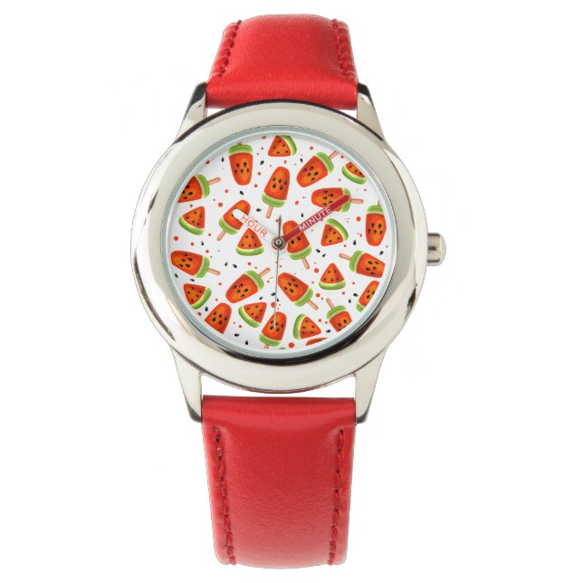 Reloj De Pulsera Patrón de sandía (Anverso)