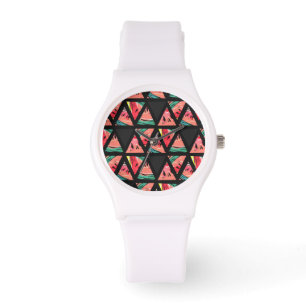Reloj De Pulsera Patrón de sandía abstracta dibujada a mano