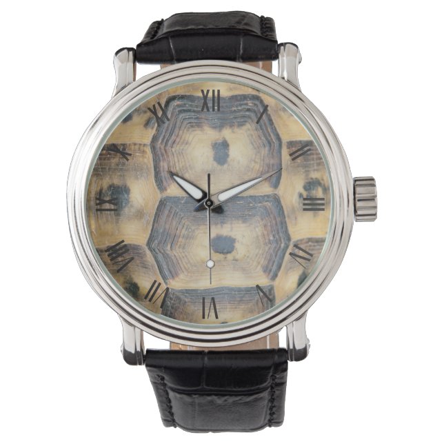 Reloj De Pulsera Patrón de shell de tortuga (Anverso)