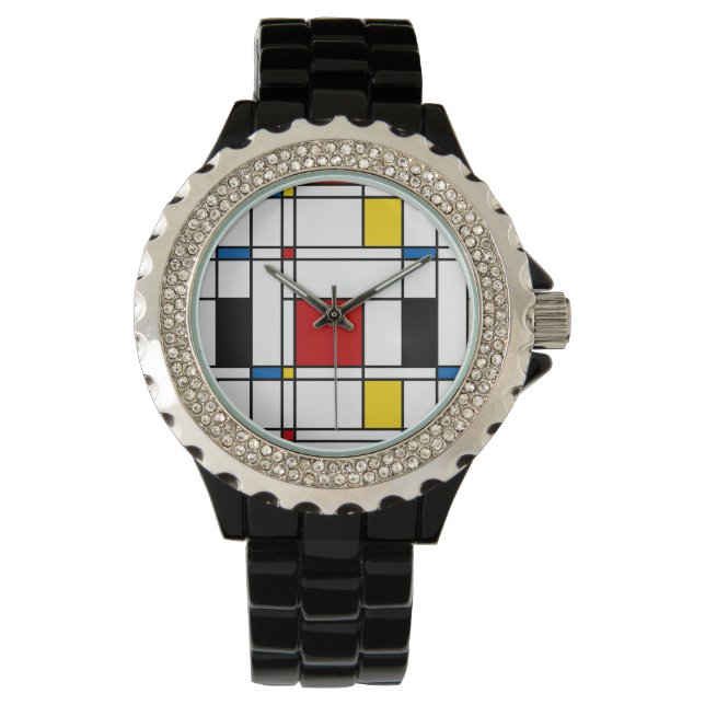 Reloj De Pulsera Patrón De Stijl (Anverso)