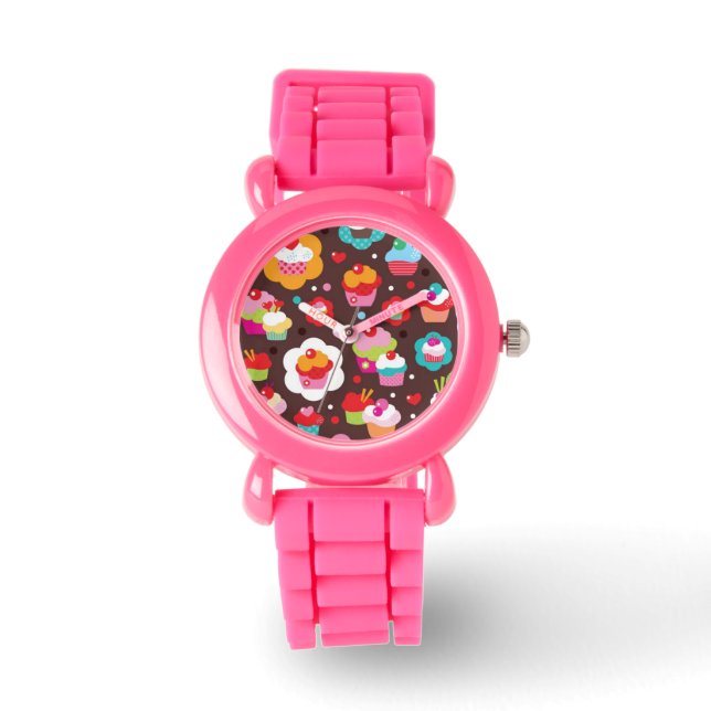 Reloj De Pulsera Patrón de tarta de la Copa Cuta (Anverso)