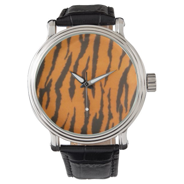 Reloj De Pulsera Patrón de tigre a rayas (Anverso)