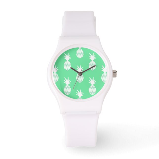 Reloj De Pulsera Patrón de tinta de piña (Anverso)