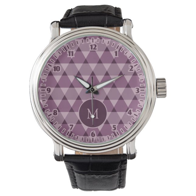 Reloj De Pulsera Patrón de triángulos (Anverso)
