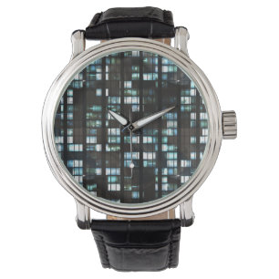 Reloj De Pulsera Patrón de ventanas iluminado