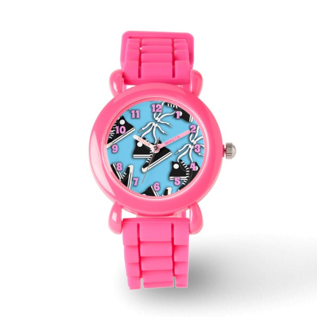 Reloj De Pulsera Patrón de zapatillas altas lindas (Anverso)