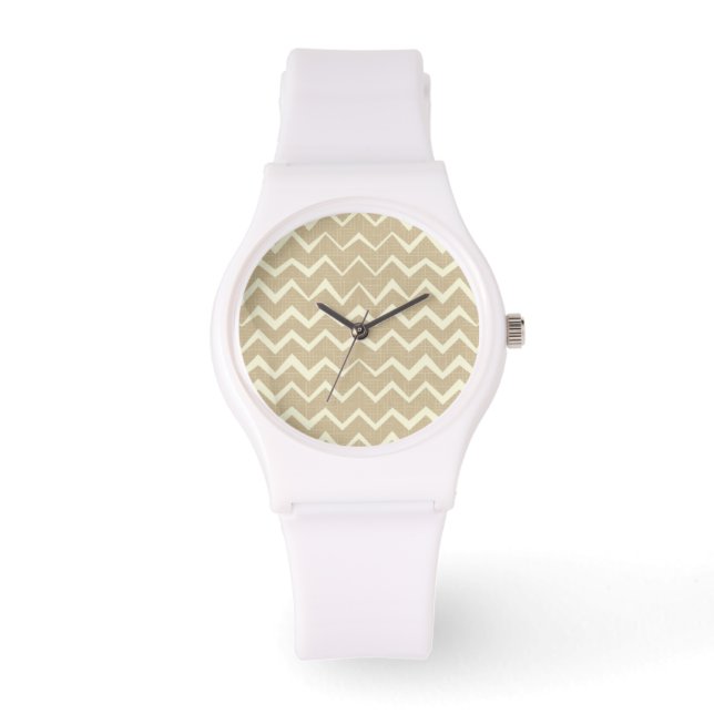 Reloj De Pulsera Patrón de zigzag (Anverso)