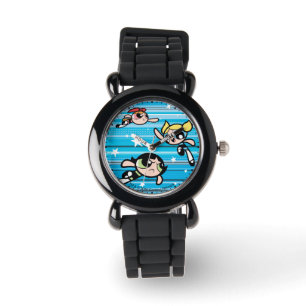 Reloj De Pulsera Patrón estrella de Chicas Powerpuff