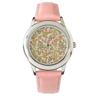 Reloj De Pulsera Patrón floral de acuarela elegante