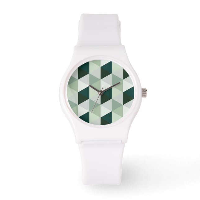 Reloj De Pulsera Patrón geométrico abstracto - N.º 01 (Anverso)