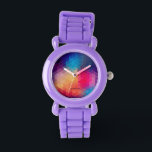 Reloj De Pulsera Patrón geométrico mosaico moderno colorido<br><div class="desc">Patrón poligonal geométrico de mosaico colorido y moderno. Si necesita ayuda para personalizar alguno de mis diseños,  póngase en contacto con el diseñador ArtOnWear. Formato de texto gratuito con ayuda en directo disponible bajo petición.</div>