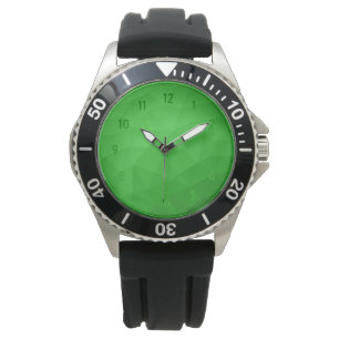 Reloj De Pulsera Patrón luminoso de malla geométrica de gradiente v