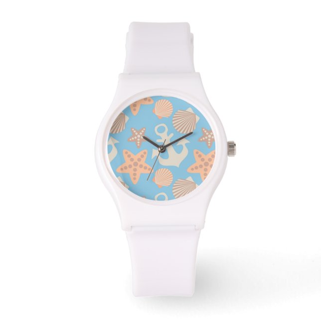 Reloj De Pulsera Patrón náutico pastoral (Anverso)