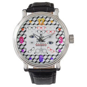 Reloj De Pulsera Patrón óptico Médica de gráfico ocular de ilus